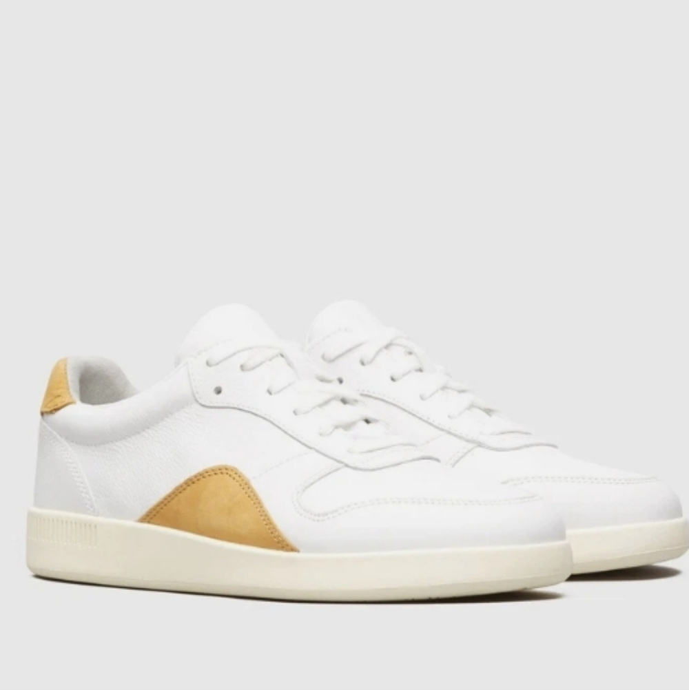 EVERLANE RELEATHER COURT Sneakers In Mustard Size 7.5